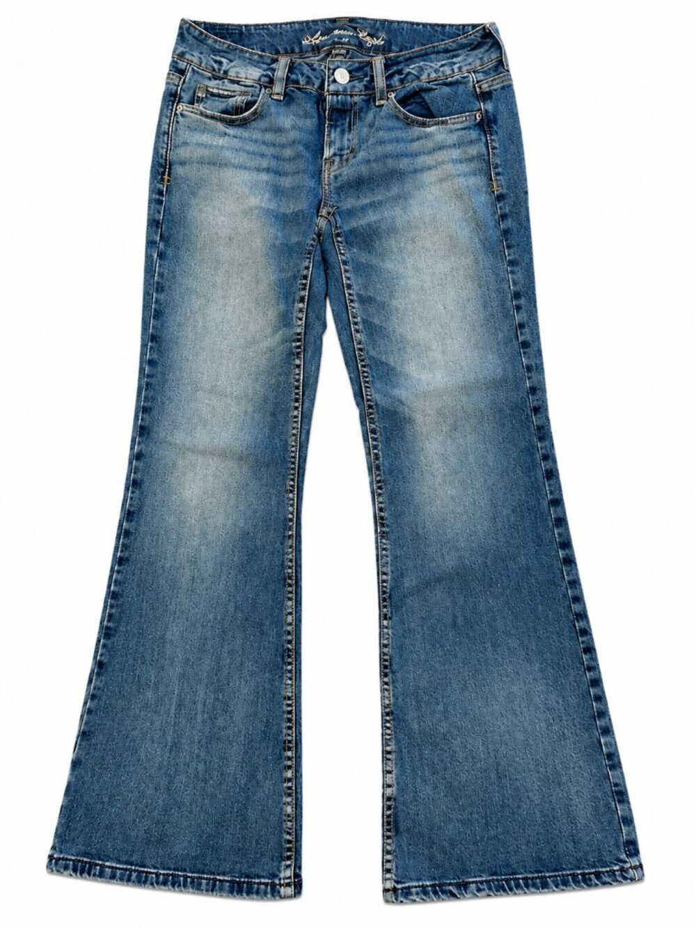 American Eagle Hipster Flare Stretch Jeans Size 2 Short Medium